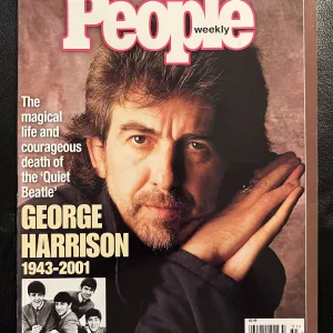 Cover of People magazine featuring George Harrison of The Beatles December 17, 2001