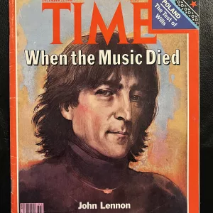 Cover of Time Magazine featuring John Lennon December 22, 1980
