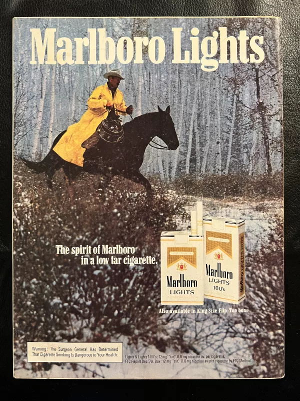 Marlboro Lights vintage ad