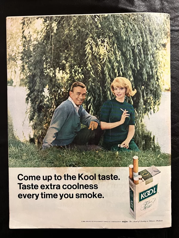 Kool ad from Life Magazine The Three Astronauts February 3, 1967