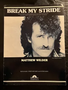"Break My Stride" sheet music by Matthew Wilder
